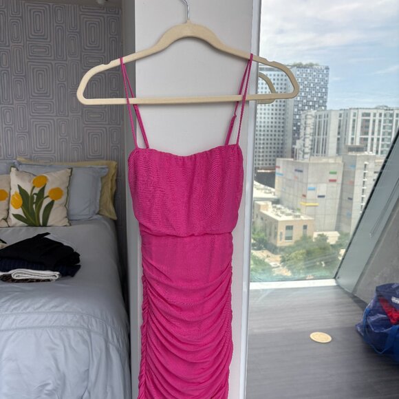 Lucy in the Sky Pink Mini Dress - Picture 2 of 3